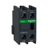 Auxiliary contact block, TeSys Deca, 1NO + 1NC, front mounting, screw clamp terminals, EN 50012