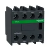 Auxiliary contact block, TeSys Deca, 4NO, front mounting, screw clamp terminals, EN 50012