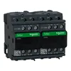 Reversing contactor, TeSys Deca, 3P(3 NO), AC-3, 0 to 440V, 9A, 24VAC 50/60Hz coil, with mechanical and electrical interlocking