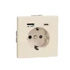 Merten SysD Priza 2P+E+USB A+C 3A obt sahara