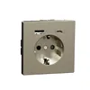 Merten SysD Priza 2P+E+USB A+C 3A obt nichel metalic