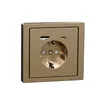 Merten SysD Priza 2P+E+USB A+C 3A obt sampanie metalic