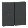 Rocker, Merten System Design, for roller shutter switch and push-button, anthracite