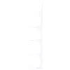 Cover frame, Merten M-Pure, 5 gangs, active white