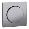 Cover plate, Merten System M, with rotary knob, stainless steel