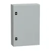 Spacial CRN, usa plina, cu contrapanou H600xW400xD150 IP66 IK10 RAL 7035