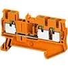 Bloc Terminal De Trecere Linergy4Mm 32A Cu Un Nivel 2X2 Conex. Push-InGri