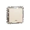Sedna Design, Intrerupator cap scara cu indicator luminos rosu 10AX, bej