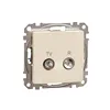 Sedna Design, Priza TV R intermediara 7dB, bej