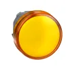 Capac de Lampa Pilot portocaliu 22, Lentila Simpla, pentru Led Integral
