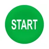 Capac Verde Marcat Start pentru Buton Circular  22
