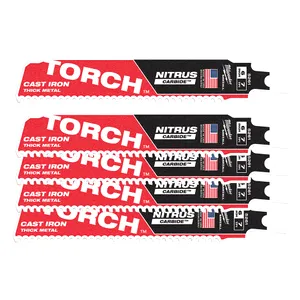 Pânză TORCH™ NITRUS cu dinți din carbură 150 mm - 5 buc