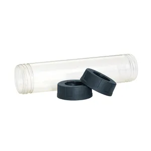 Suport tub transparent pentru pistol de aplicat silicon, 400 ml. Necesită tijă piston (48091090) și piston (44700375).