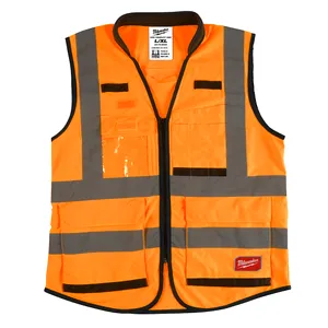 Vestă de înaltă vizibilitate premium portocalie - 2XL/3XL