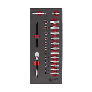 Set inserție spumă 1/4″ antrenor cu clichet și chei tubulare
