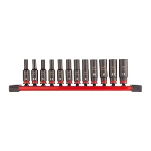 Set șină chei tubulare de impact ¼″ SHOCKWAVE™ IMPACT DUTY (12 buc)