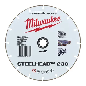 Disc Premium STEELHEAD™ 230 x 22.23 mm cu lățime de tăiere de 2.8 mm