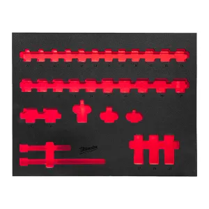 Inserție spumă goală cu bază de plastic. 417x536mm tubulare 1/2