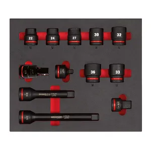 Inserție spumă, 12 buc tubulare 3/4