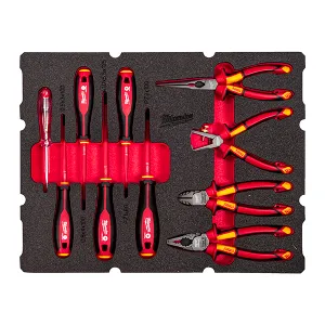 Inserție spumă PACKOUT™ cu 10 scule pentru electricieni