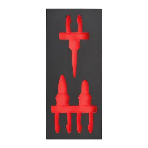 Inserție spumă goală, 3 buc clești