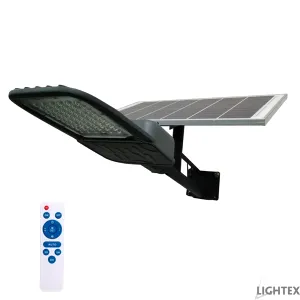 Lampă solară LED 30W 5000K 3000lm baterie IP65 3.2V 30AH cu telecomandă și panou Lightex separat