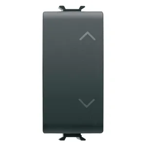 Intrerupator Up-Down 1 modul Negru 1P-10AX, Gewiss Chorus