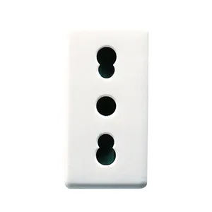 Priza modulara standard italian 1M 2P+E 16A SY/WT, Gewiss System