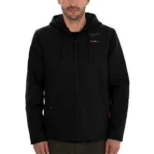 Jachetă puffer neagră încălzită M12™