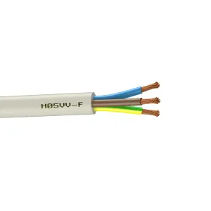 Cablu H05VV-F 3 G 4, alb