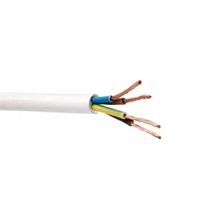Cablu H05VV-F 4 G 4, alb