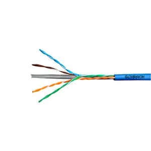 Cablu U/UTP Cat.6, 4x2xAWG23/1 300MHz, albastru