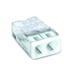 Clema de doza, conductor rigid, 2X2.5MM, transparent