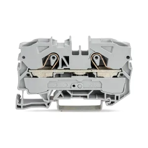 Clema TOPJOBS, 1 intrare/1 iesire, 10 mm, gri