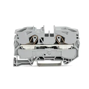 Clema TOPJOBS, 1 intrare/1 iesire, 16mm, gri