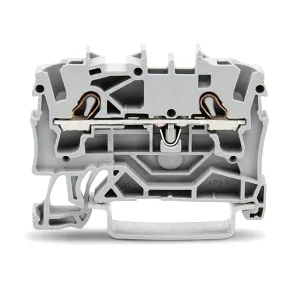 Clema TOPJOBS, 1 intrare/1 iesire, 2.5 mm, gri