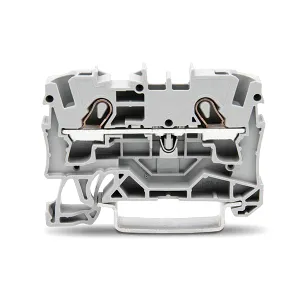 Clema TOPJOBS, 1 intrare/1 iesire, 4 mm, gri