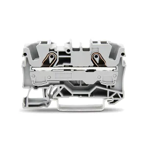 Clema TOPJOBS, 1 intrare/1 iesire, 6 mm, gri