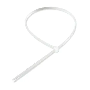 Colier PVC autoblocant Scame 2,6x160mm, alb - set 100 bucati