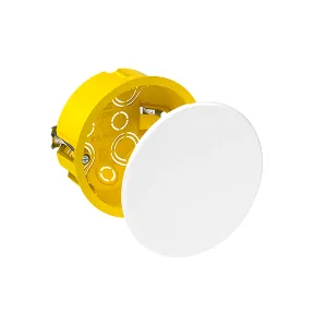 Doza de conexiuni, Multifix, rotunda, galbena, 80X45