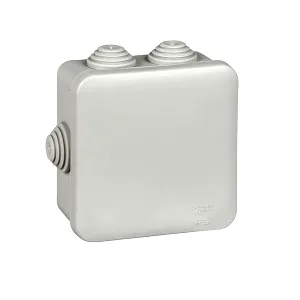 Doza de conexiuni, Mureva, patrata, gri, 85X85X40