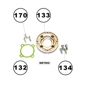 Flansa motor IEC71B14, Hydro-mec