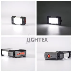 Lampa LED portabila, 10W, IP44 iesire 1xUSB, Li-ion 3x1800 mAh