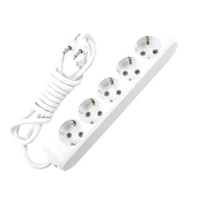 Prelungitor 5 prize, cu cablu de 3m