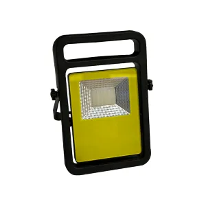 Proiector LED portabil, 20W, 6000K, IP44, alimentare USB, lumina rece