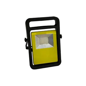 Proiector LED portabil, 10W, 6000K, IP44, alimentare USB, lumina rece