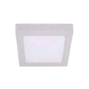 Spot LED patrat, aplicat, 220V, 24W, IP40, 4000k, lumina neutra