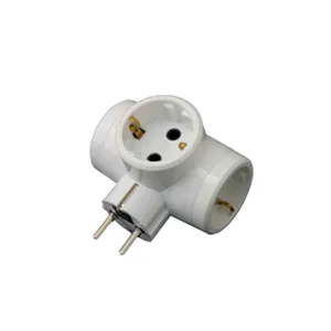 Stecher Schuko cu 3 iesiri + tip 