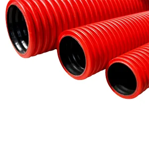 Teava corugata PE, protectie cablu DE 75, 50m