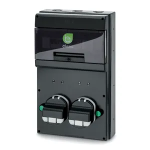 Statie incarcare CONSUMER UNIT, echipata cu doua prize tip UNEL(schuko), 3.5kW cu interblocaj, protectie electrica, RFID , contor de energie
